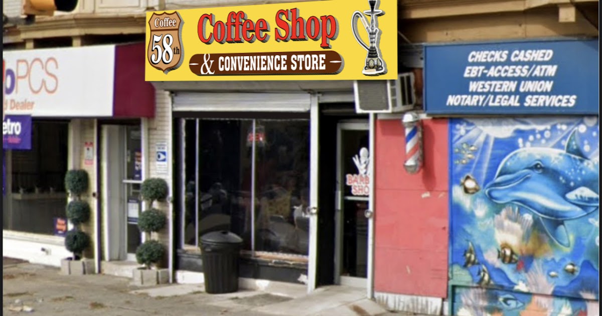 58th coffee shop & convenience store ヒーロー画像