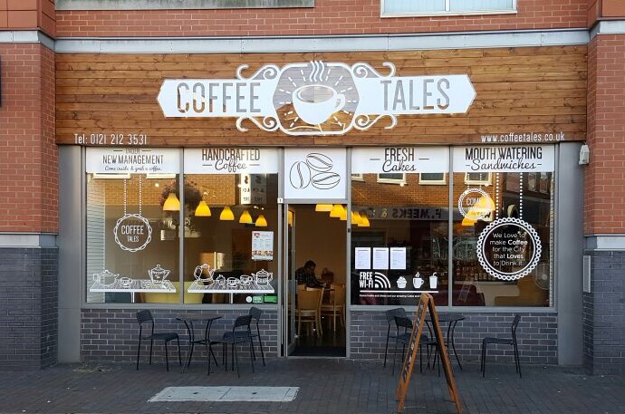 Coffee Tales Jewellery Quarter hero