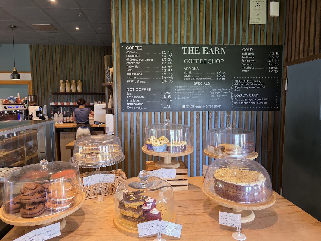 The Earn Coffee Shop hero