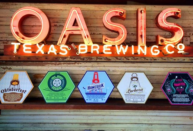 Oasis Texas Brewing Company hero