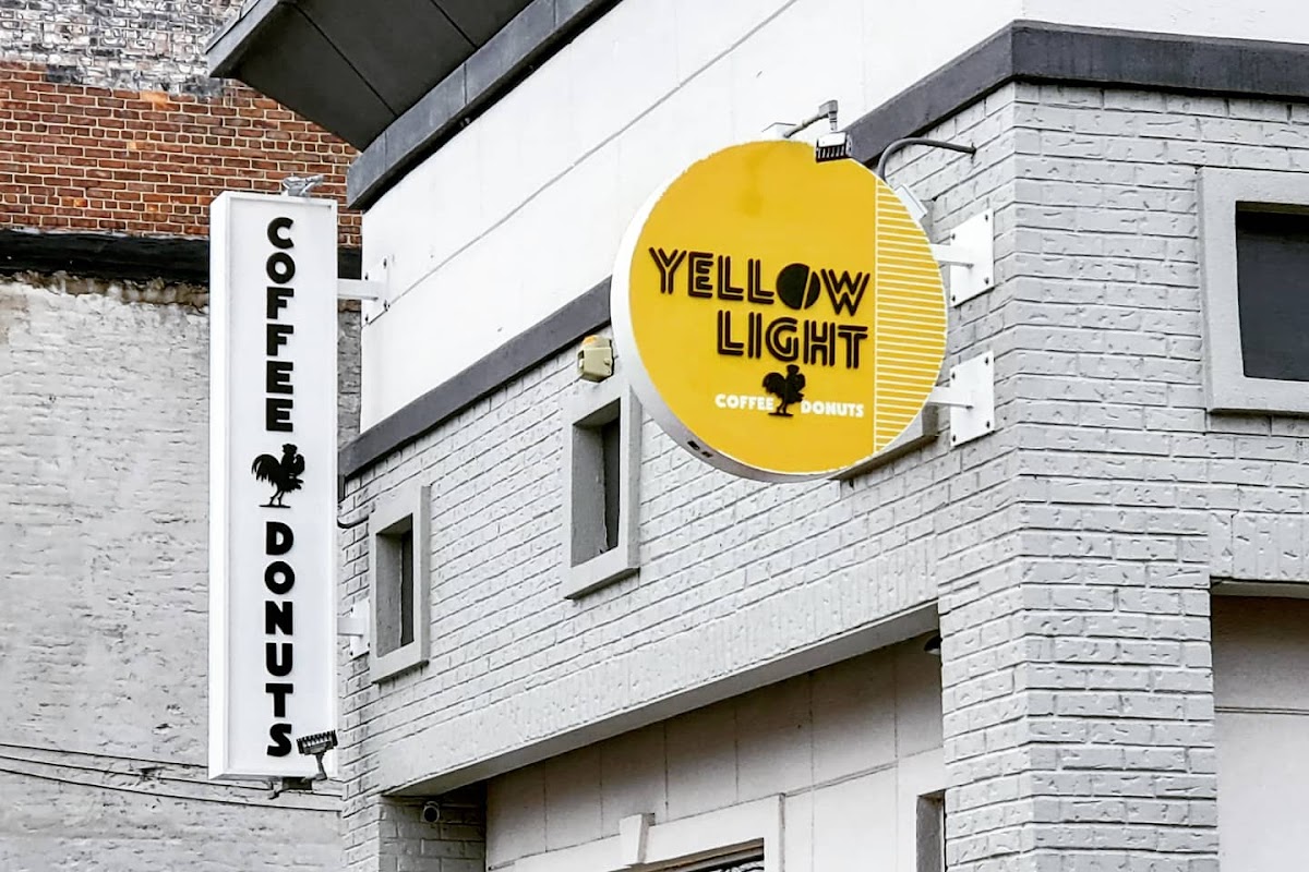 Yellow Light Coffee and Donuts hero